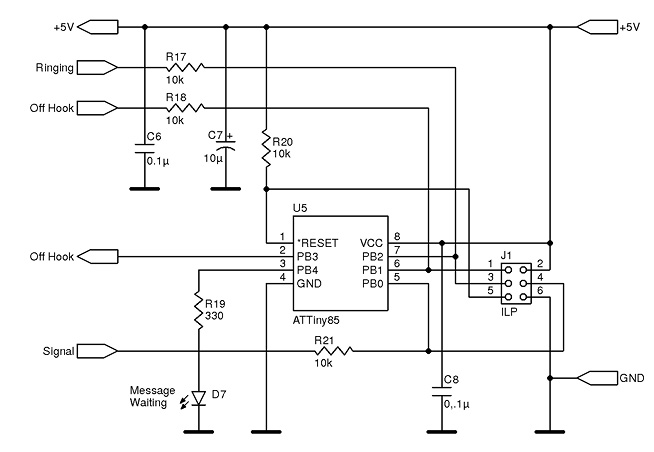 Message Display Circuit Phone Message Monitor - Circuit Cellar