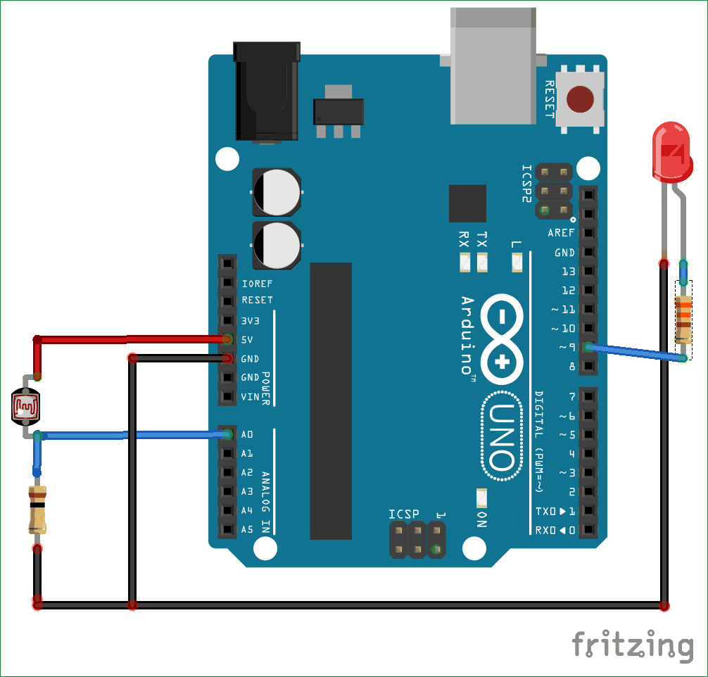 Ldr Sensor Circuit Diagram