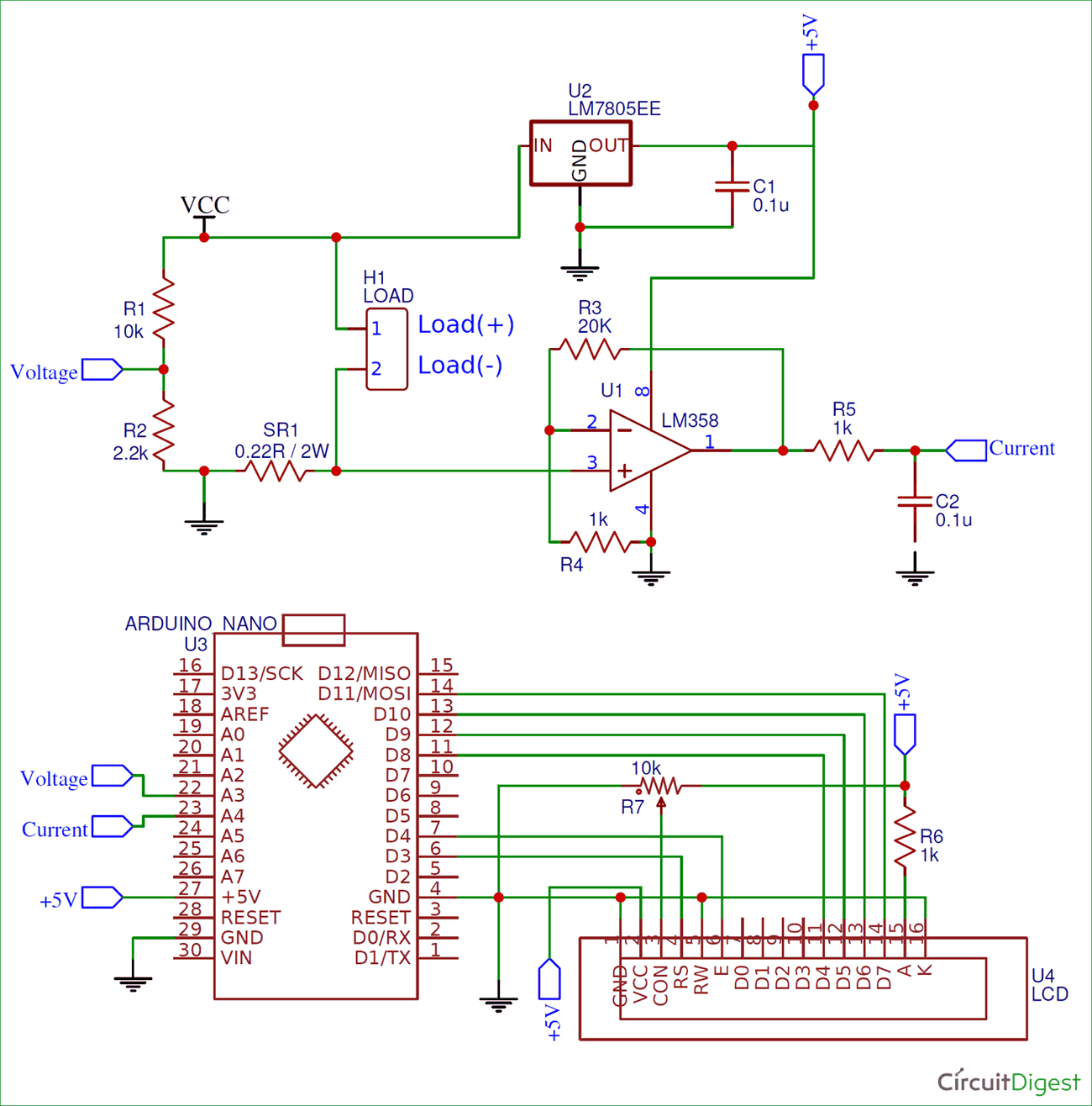 Arduino Wattmeter Measure Voltage Current And Power Arduino Wattmeter Measure Voltage Current And Power