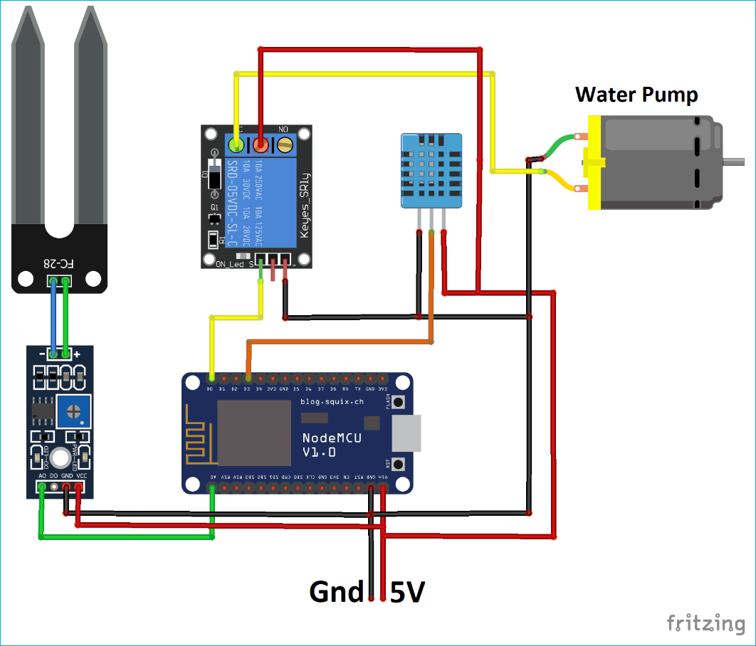Circuit Diagram Of Soil Moisture Meter - Circuit Diagram