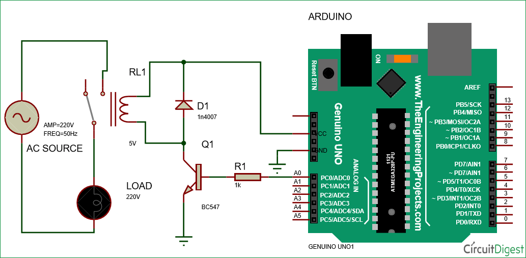 Relay Driver Circuit Diagram With Explanation