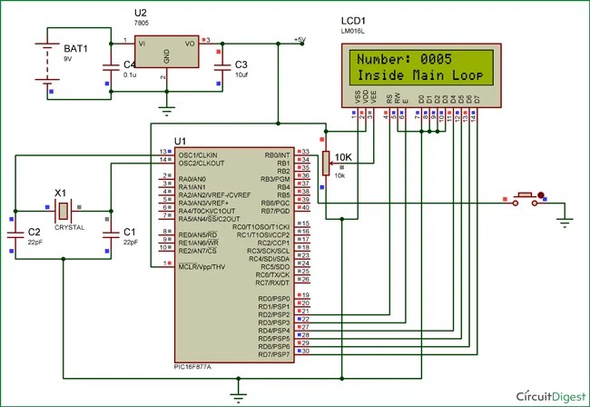 How To Use Interrupts In Pic Microcontroller Pic16f877a