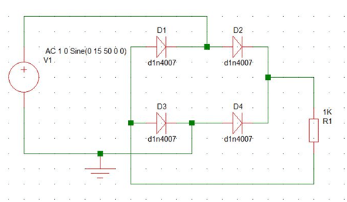 Full Wave Rectifier Circuit Diagram Center Tapped Bridge