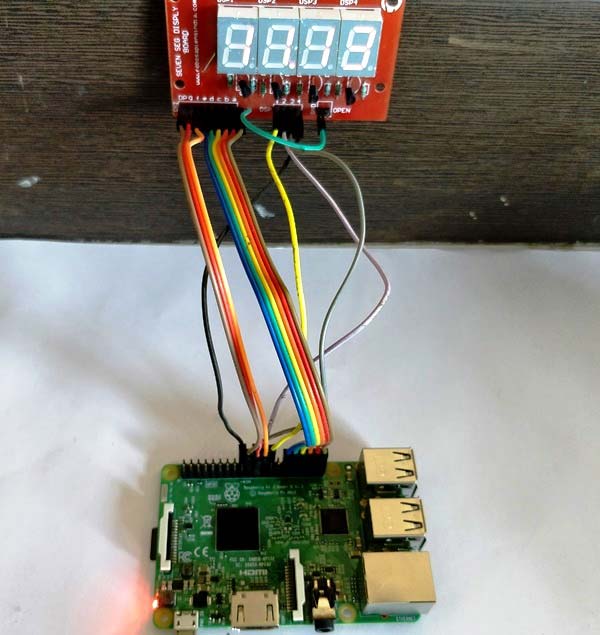 4 Digit 7 Segment Display Using Raspberry Pi - City Picture Collection - High Resolution Quality