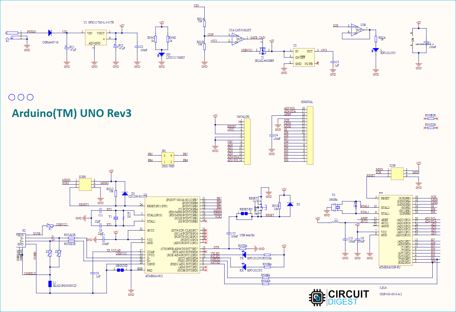 Arduino Uno Circuit Diagram - Wiring Diagram