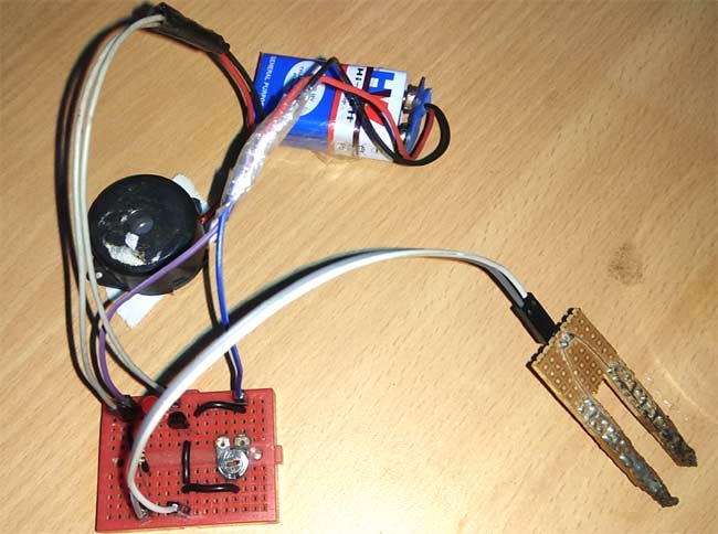 Simple Soil Moisture Sensor Detector Circuit