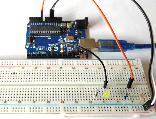 Arduino Light Sensor Circuit Using Ldr - High Resolution Light Designs for Desktop
