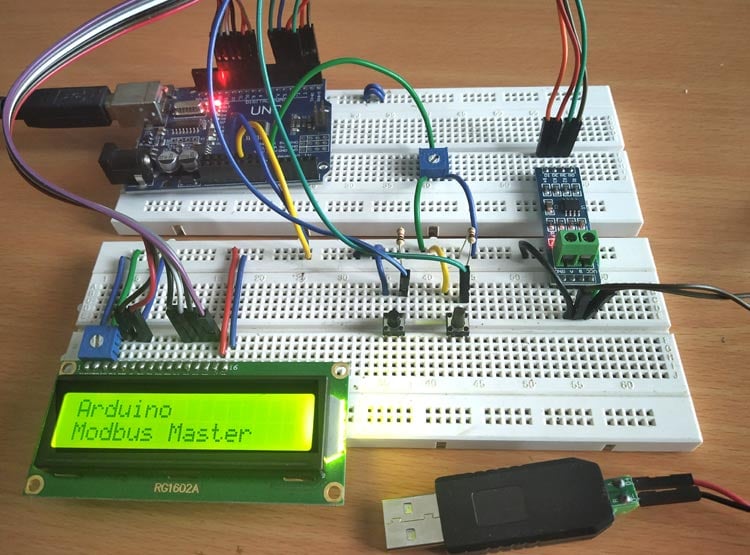 RS-485 MODBUS Serial Communication with Arduino as Master (4) RS-485 MODBUS Serial Communication with Arduino as Master (4)