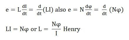 What Is Self Inductance Definition And Explanation