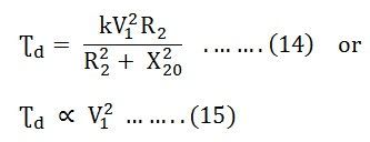 Torque Equation Of An Induction Motor Starting Torque Torque Equation Of An Induction Motor Starting Torque