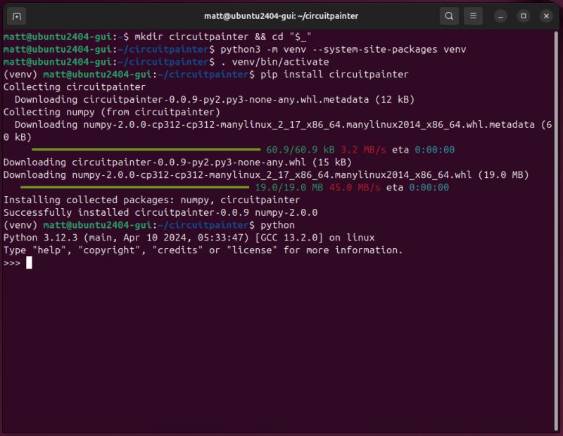 Installation Circuit Painter Documentation - Premium Landscape Picture Gallery - Desktop