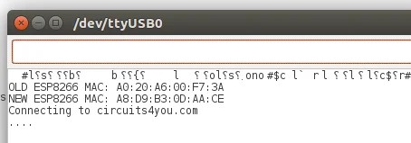 chaning esp mac address
