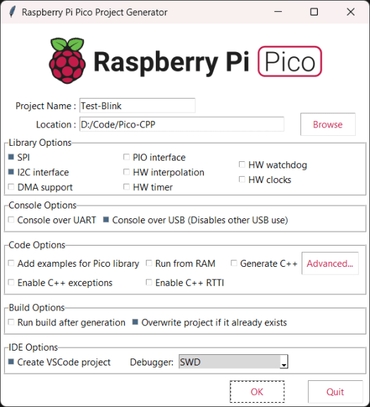 How to Create A Standalone Raspberry Pi Pico C/C++ Project in Windows ...