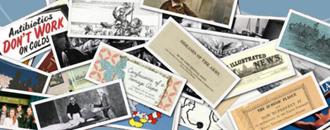 A photo collage of feature images from Circulating Now.