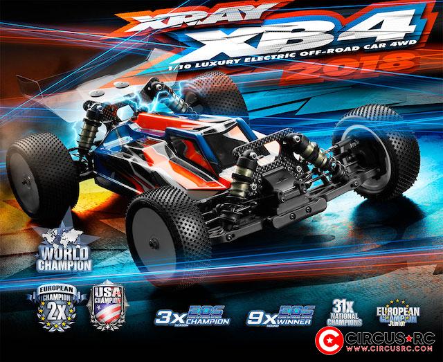 XRAY présente le XB4 2018 - Circus RC News