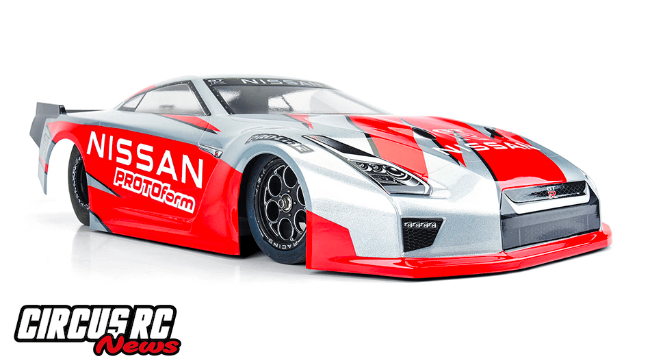 PROTOform Nissan GT-R R35 Pro Mod body & Outlaw wing - Circus RC News