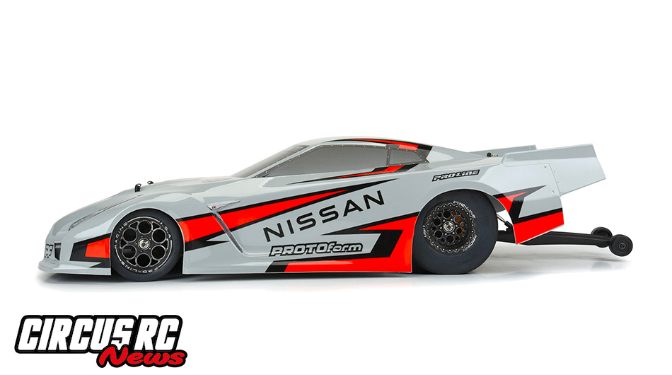 PROTOform Nissan GT-R R35 Pro Mod body & Outlaw wing - Circus RC News