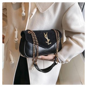Cisele Black Flap Women's Party Sling Bag