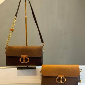 Cisele Women's Multi-Pocket Brown Clutch - Elegant Organizer with Phone, Cash, Cosmetic Slots, and Card Holders