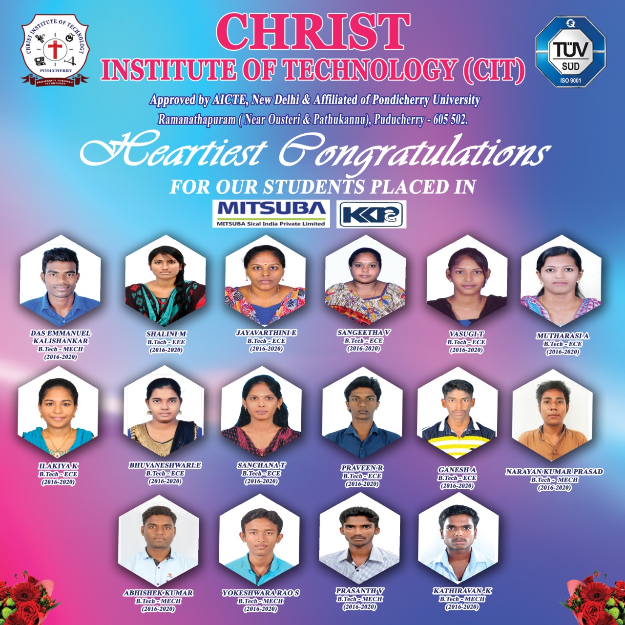 With any two subjects in biotechnology, chemistry, and botany (biology). Welcome To Christ Institute Of Technology Pondicherry Best Colleges In Pondicherry Pondicherry Engineering College Pondicherry Colleges Colleges In Pondicherry Best Colleges In Pondicherry Top 10 Colleges In