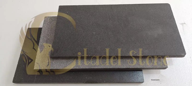 Grooved pavers.