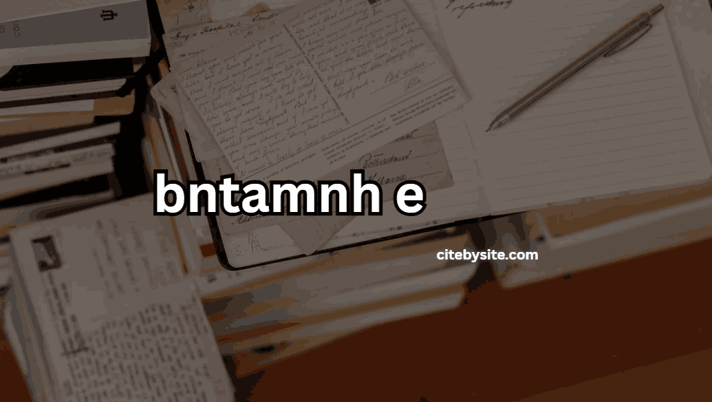 bntamnh e