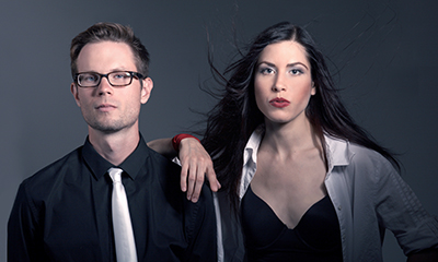 VOCALIST, GUITARIST, SONGWRITER Rose Cora Perry and drummer Tyler Randall are the “high energy power house duo” The Truth Untold. They will be the headliners for Shelburne’s Canada Day celebrations at Fiddle Park on July 1st at 9 pm. Photo by “Mystery Man Photography.”