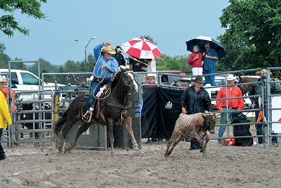 THE RAM RODEO kicked off its 2017 tour in Orangeville this past weekend, as cowboys and cowgirls from across the continent showed off their skills in bronco busting, calf roping, barrel racing and bull riding.