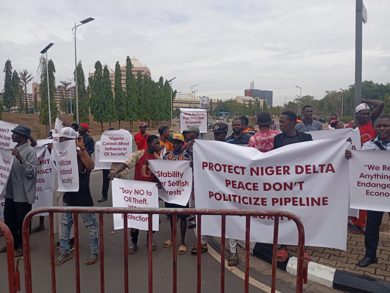 Protesters storm NASS, reject pipeline contract split