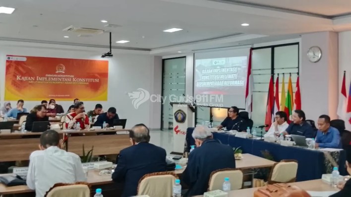 Diskusi kajian implementasi konstitusi di Universitas Brawijaya. (Foto: Heri Prasetyo)