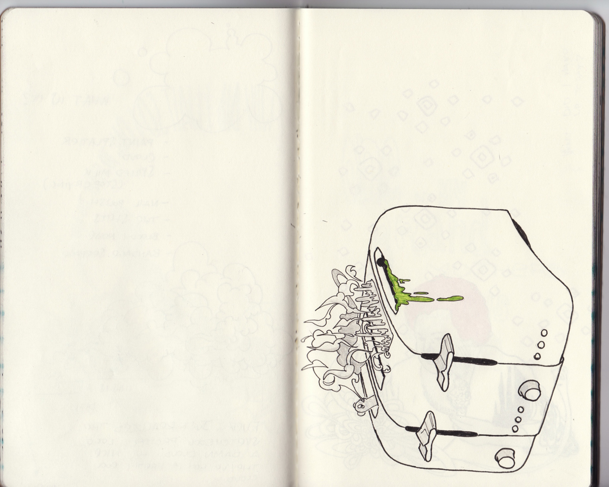 sketchbook project, chicago art artist, illustration, graffiti