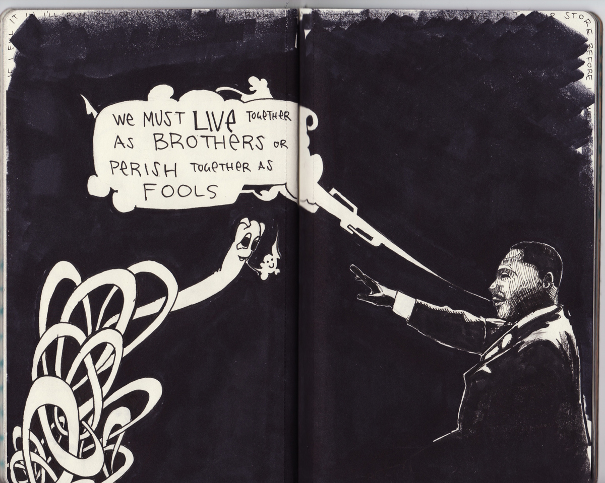 sketchbook project, chicago art artist, illustration, graffiti