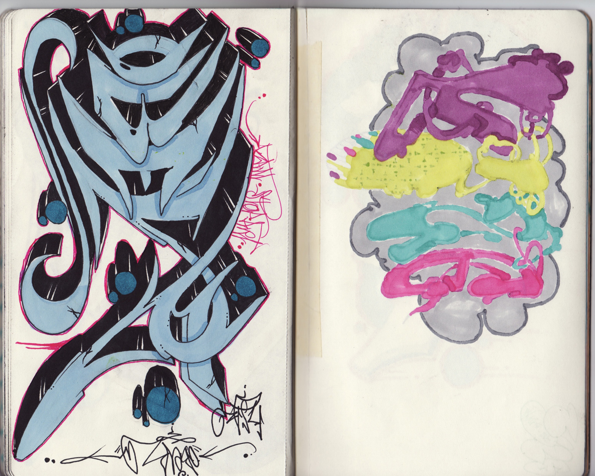 sketchbook project, chicago art artist, illustration, graffiti, over, ksa