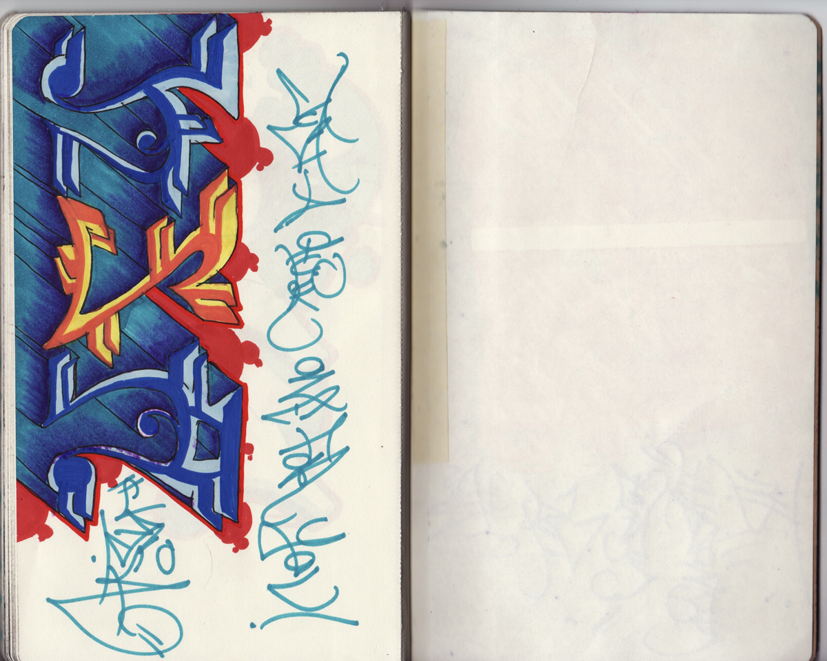 sketchbook project, chicago art artist, illustration, graffiti, ska, tek