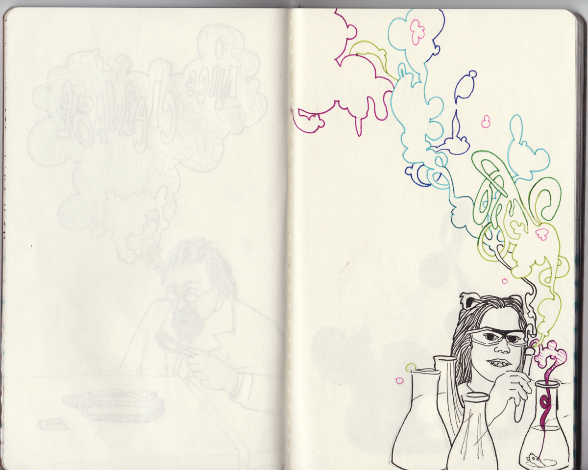 sketchbook project, chicago art artist, illustration, graffiti