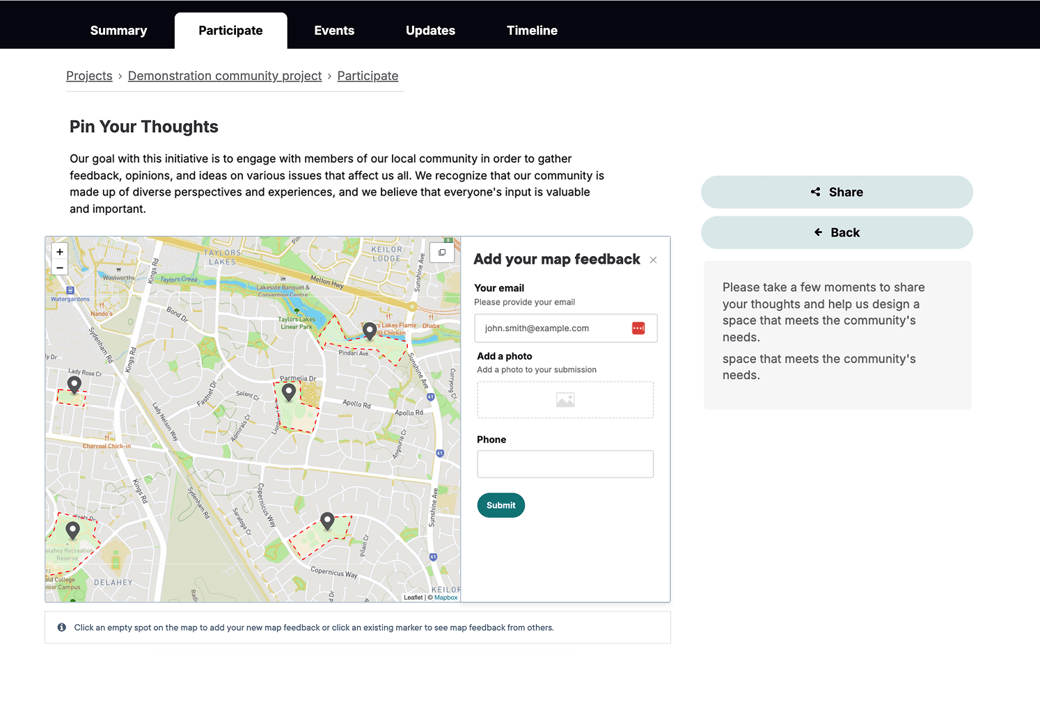 Map Feedback Enhance Community Engagement With Civio Map Feedback Xshort 
