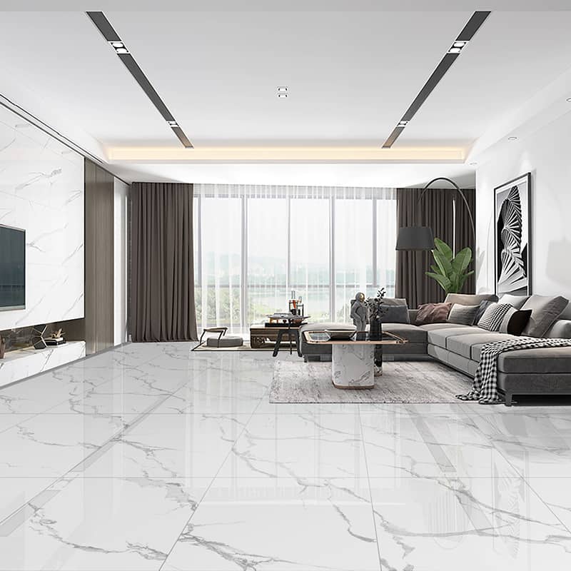 Ceramic vs. Porcelain Tile: Which is the Best Option 1 Porcelain Tile floor
