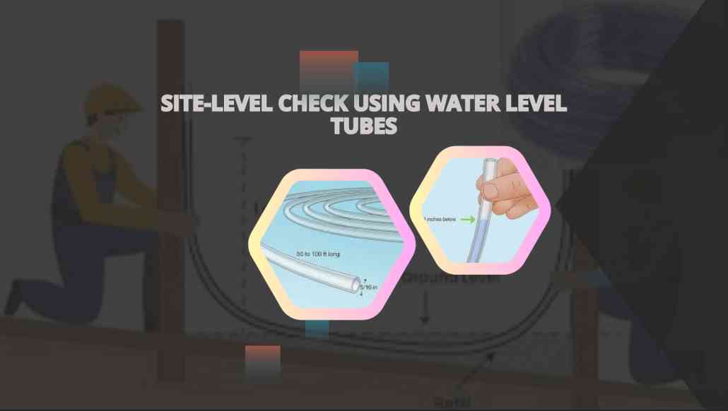 Site-Level Check Using Water Level Tubes