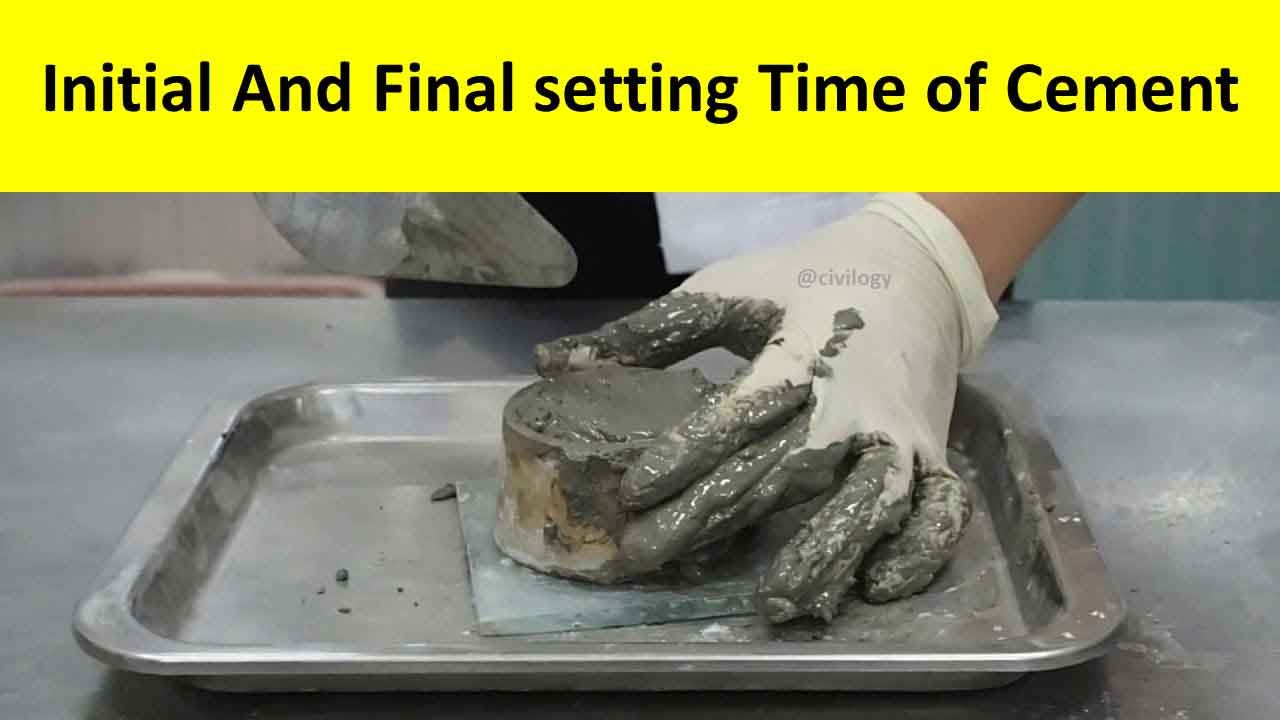 Read more about the article Initial and Final setting time of cement