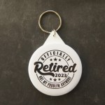 Officially Retired Keyring