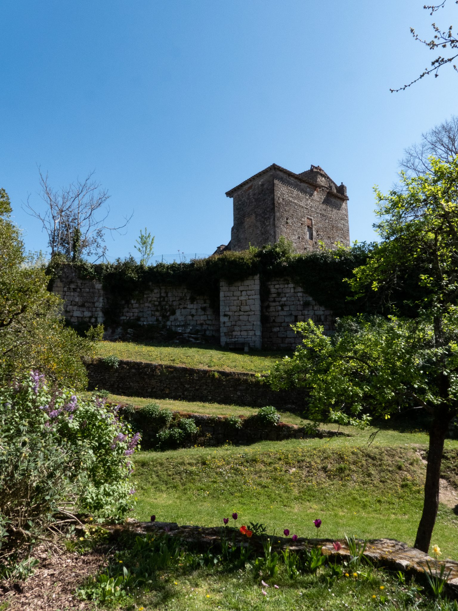 Les jardins du château de Bruniquel