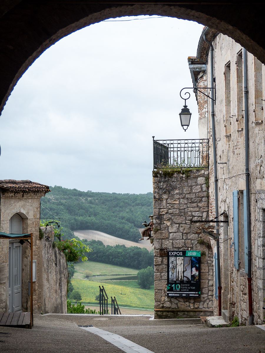 Rue de la Barbacane à Lauzerte