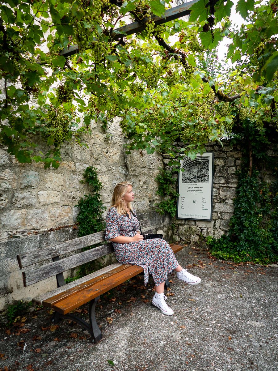 Lauzerte : jardin du pèlerin