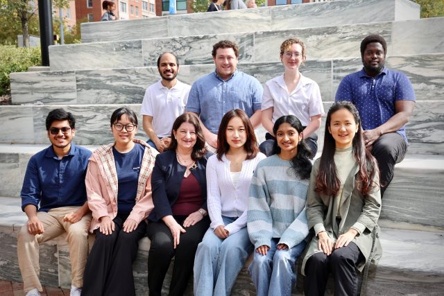Bottom row: Farhan Shaikh, Yuqi Feng, Paulette Clancy, Mia Liu, Joshitha Pilla, Yi Cao; Top row : Kumar Miskin, Peter Mastracco, Madaline Marland, Luke Oluoch