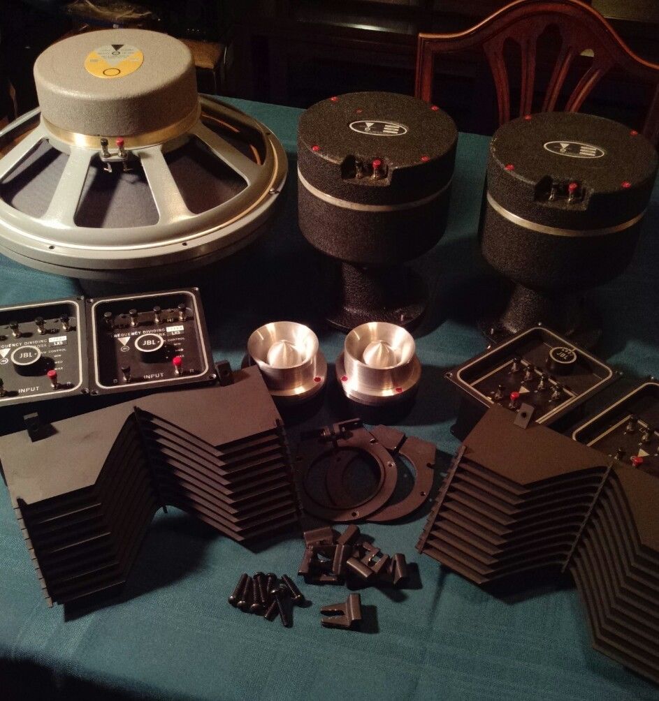 JBL the first and last word in audio reproduction transducers.