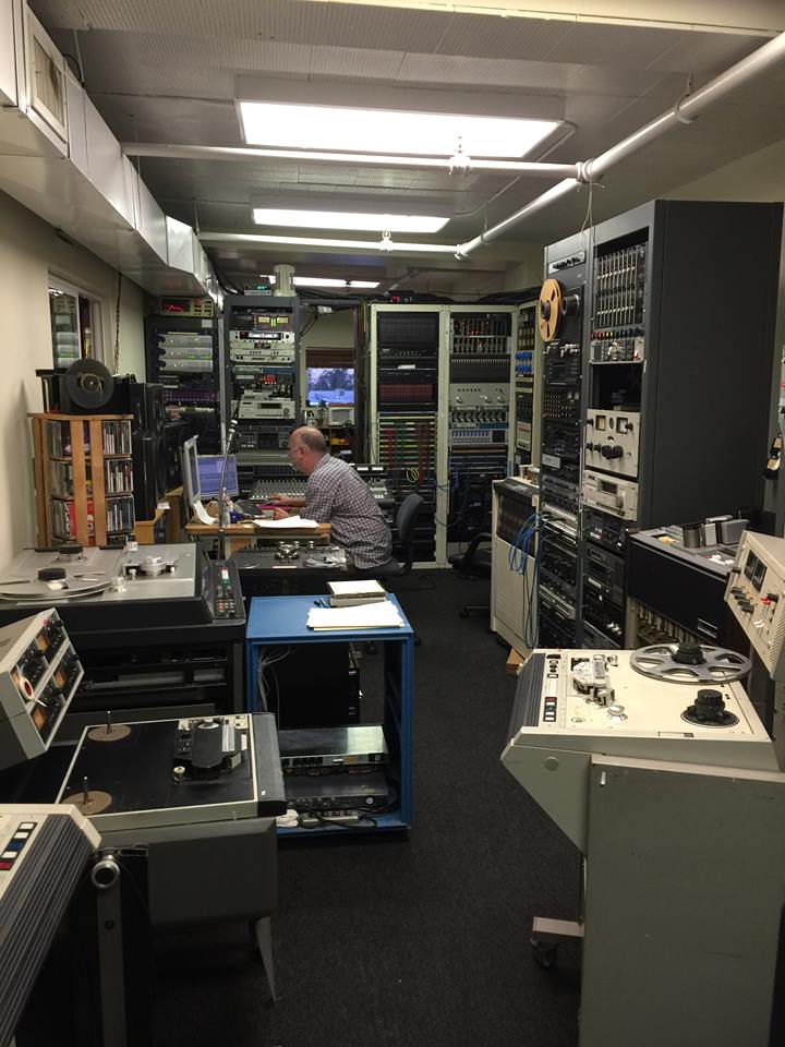 John Davis-at work in his studio-the best tape man in the world-seriously-no one knows more about tape than John Davis