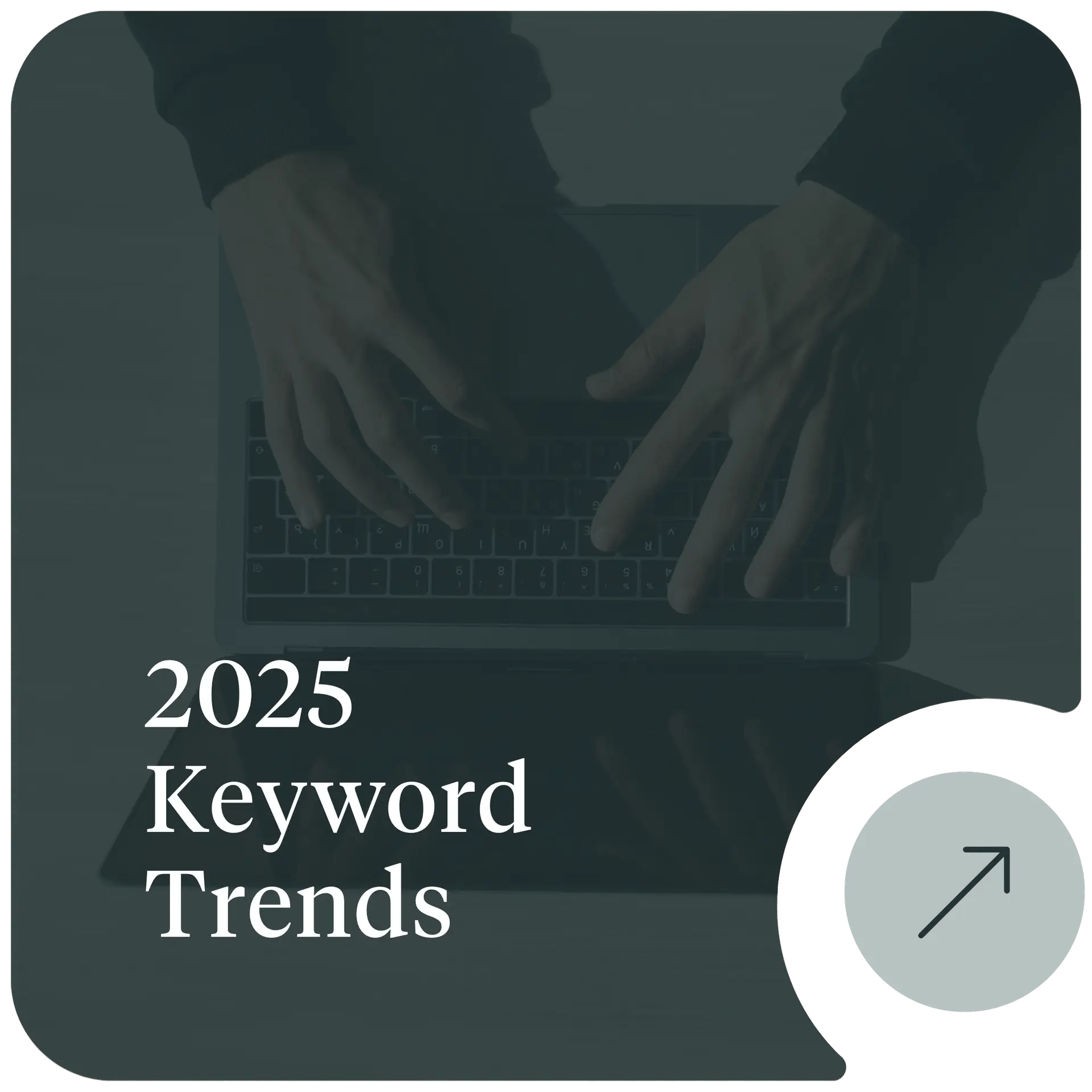 Male hands typing on keyboard