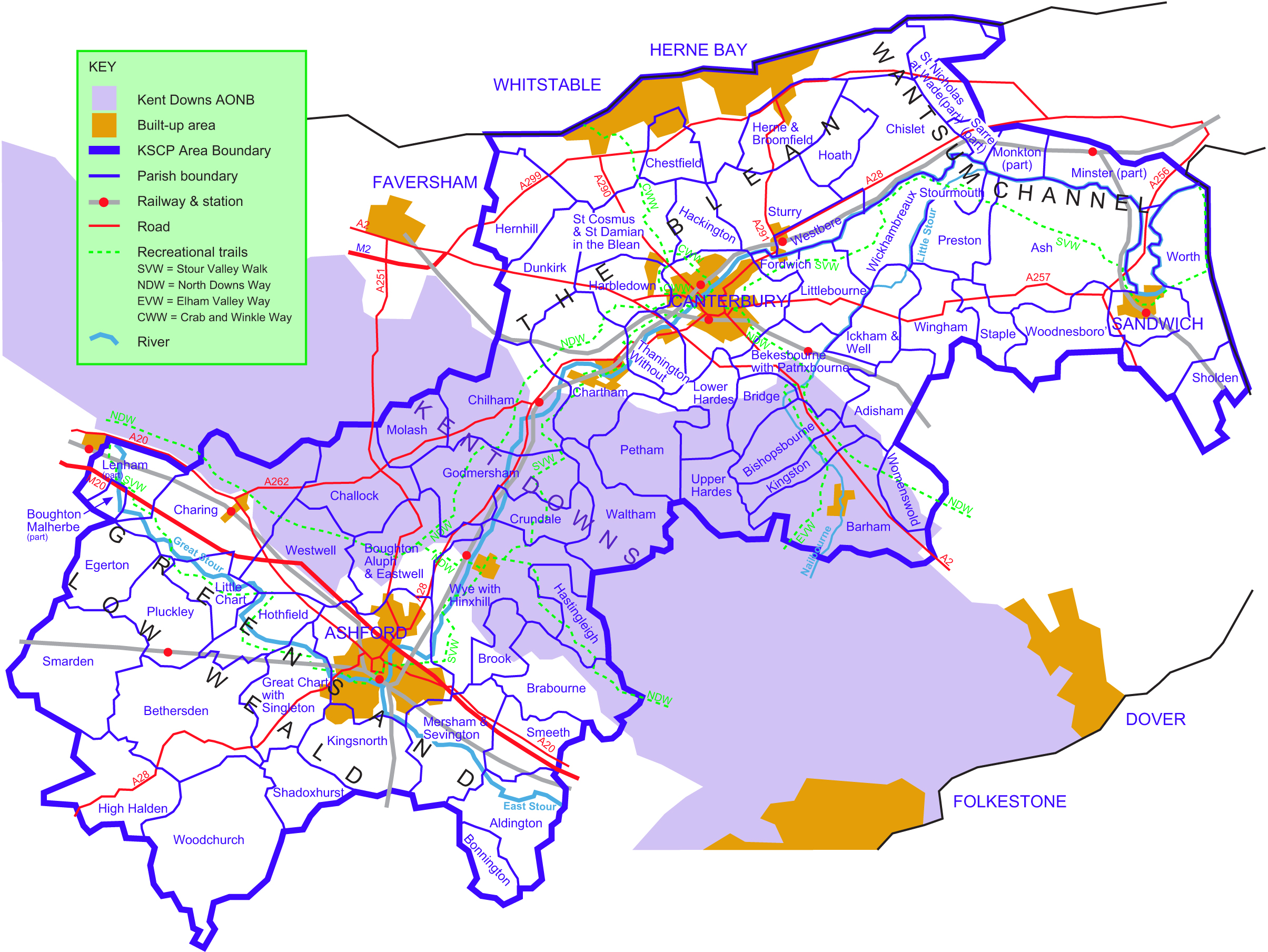Complex area mapping
