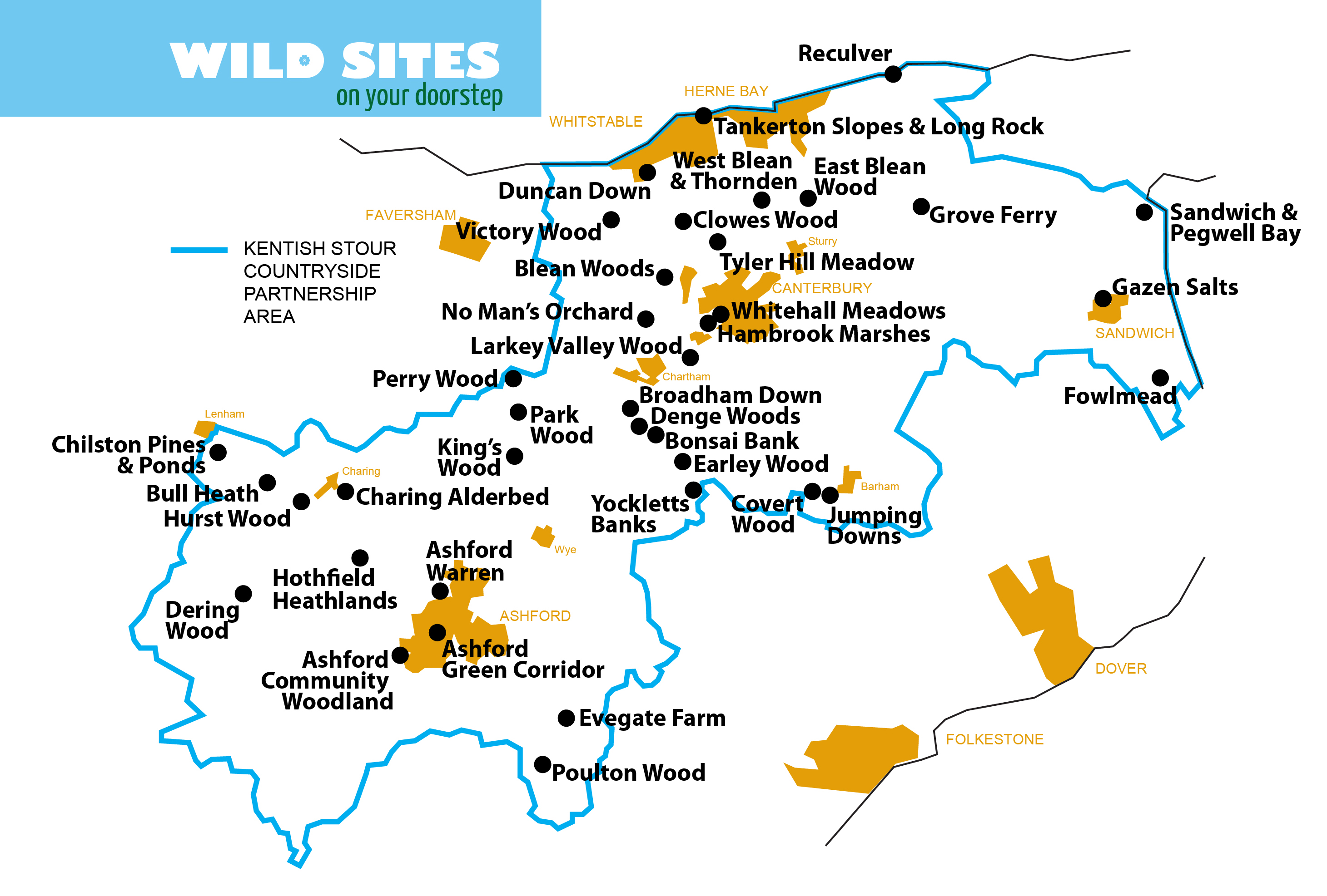 Sites overview map