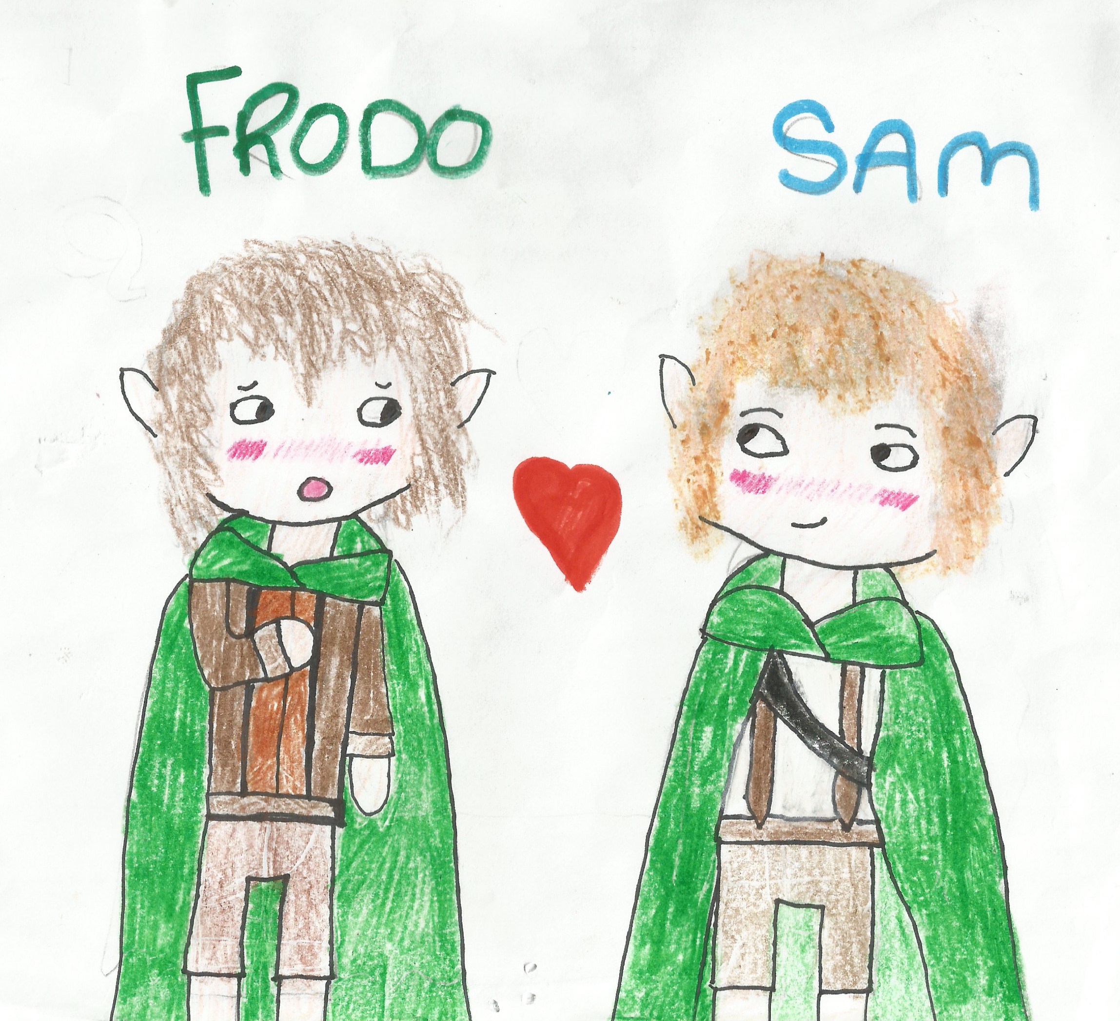 The queen of middle earth 01/06/18. The Lord Of The Rings Frodo And Sam Drawing Clark Hoskin